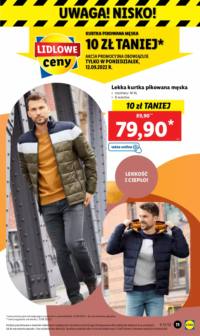 Gazetka promocyjna Lidl - GAZETKA - ważna 12.09 do 17.09.2022 - strona 11 - produkty: Kurtka, Waga