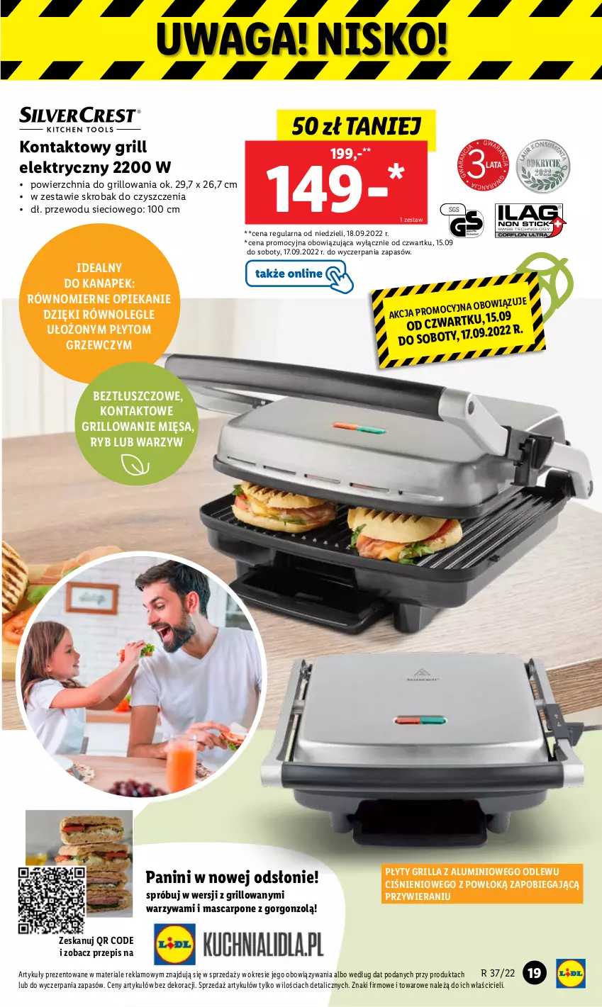 Gazetka promocyjna Lidl - GAZETKA - ważna 12.09 do 17.09.2022 - strona 21 - produkty: Grill, Mascarpone, Waga, Warzywa