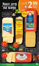 Gazetka promocyjna Delikatesy Centrum - Gazetka - ważna od 23.08 do 23.08.2023 - strona 3 - produkty: Mozzarella, Rycki Edam, Ser, Gra, Salami, Pieprz, Edam, Ser salami, Gouda