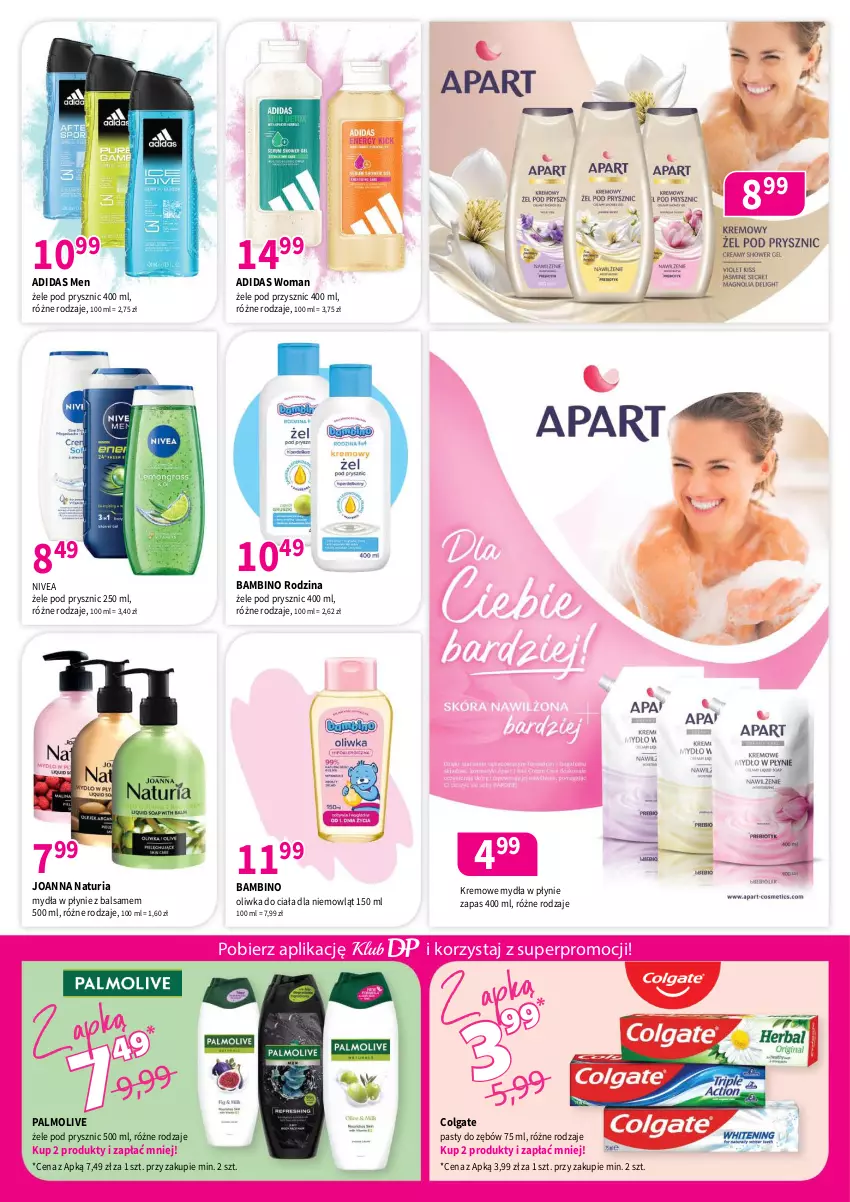 Gazetka promocyjna Drogerie Polskie - Gazetka - ważna 10.07 do 31.07.2026 - strona 6 - produkty: Adidas, Colgate, Joanna, LG, Nivea, Palmolive