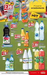 Gazetka promocyjna Topaz - Gazetka - Gazetka - ważna od 10.11 do 10.11.2021 - strona 15 - produkty: Top, Sok, Pur, Fortuna, Hellena, Syrop, Woda niegazowana, Woda