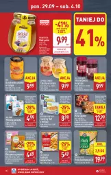 Gazetka promocyjna Aldi - Pełna oferta - Gazetka - ważna od 04.10 do 04.10.2025 - strona 10 - produkty: All Seasons, Warzywa, Gra, Salami, Cytryny, Filet z mintaja, Golden Seafood, Pizza, Miód, Syrop, Brzoskwinie, Owoce, Mintaj, Frytki, Mleczna kanapka, Mieszanka warzyw