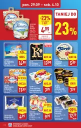 Gazetka promocyjna Aldi - Pełna oferta - Gazetka - ważna od 04.10 do 04.10.2025 - strona 8 - produkty: Mozzarella, Makaron, Ser, Kasztelan, Jogurt, Ser Kasztelan, Rolmlecz, Serek, Camembert, Pudding, Hochland, Napój mleczny, Fanta, Napój, Almette, Fa