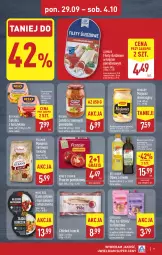 Gazetka promocyjna Aldi - Pełna oferta - Gazetka - ważna od 04.10 do 04.10.2025 - strona 9 - produkty: Kurczak, Majonez, Sałatka, Makaron, Por, Mus, Gra, Rio Mare, Bell, Winiary, Sałat, Rolnik, Tuńczyk, King’s Crown, Oliwa z oliwek, Bella, Chleb, Olma, Danie gotowe, Oliwa