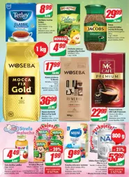Gazetka promocyjna Dino - G29 - Gazetka - ważna od 25.07 do 25.07.2023 - strona 4 - produkty: HiPP, Sok, Ser, Ryż, Mus, Kawa ziarnista, Kawa mielona, Kawa, Herbata czarna, NAN Optipro, Tetley, Mocca Fix Gold, Woseba, Herbata, Herbapol, Jabłka, Mleko, Fa