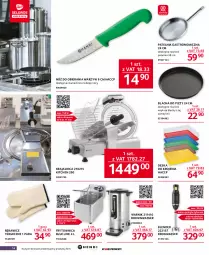 Gazetka promocyjna Selgros - Oferta gastronomiczna - Gazetka - ważna od 29.03 do 29.03.2023 - strona 14 - produkty: Ser, Noż, Blender, Deska do krojenia, Rękawice, Tytan, Patelnia