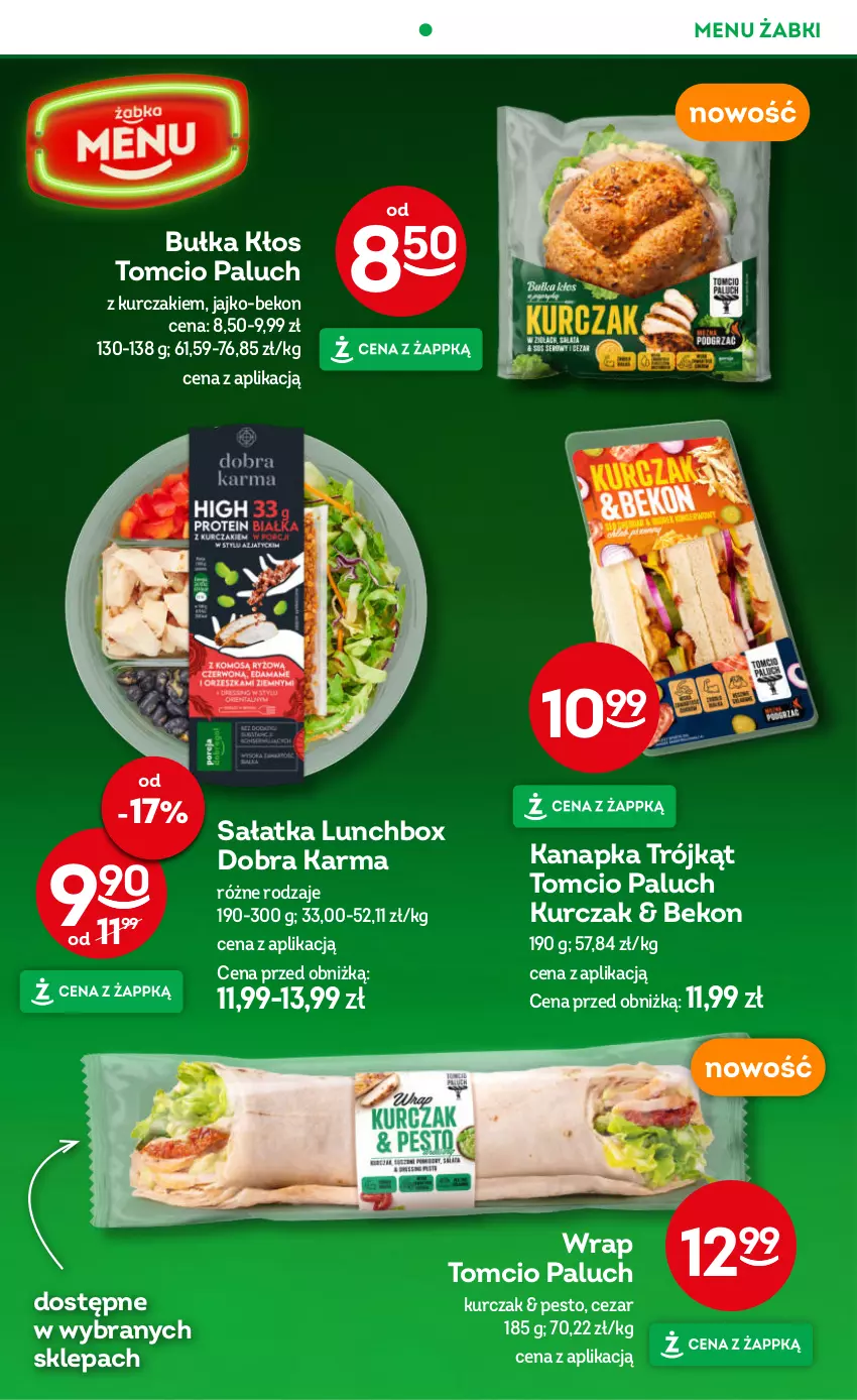 Gazetka promocyjna Żabka - gazetka-promocyjna-31-32-2026 - ważna 29.07 do 11.08.2026 - strona 60 - produkty: Beko, Bułka, Kurczak, Pesto, Sałat, Sałatka