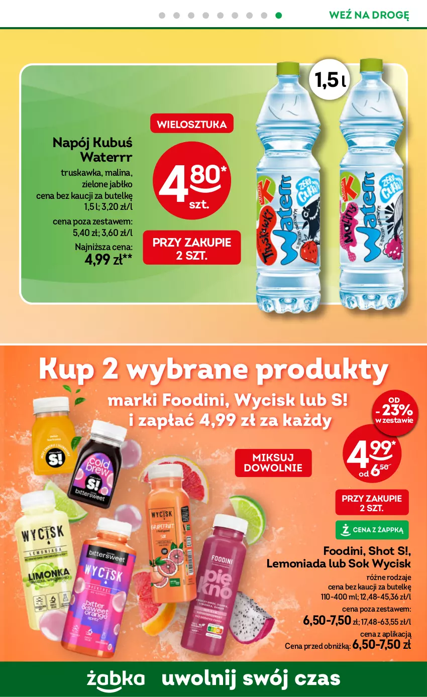 Gazetka promocyjna Żabka - gazetka-promocyjna-31-32-2026 - ważna 29.07 do 11.08.2026 - strona 78 - produkty: Kubuś, Kubuś Waterrr, Lemoniada, Napój, Sok