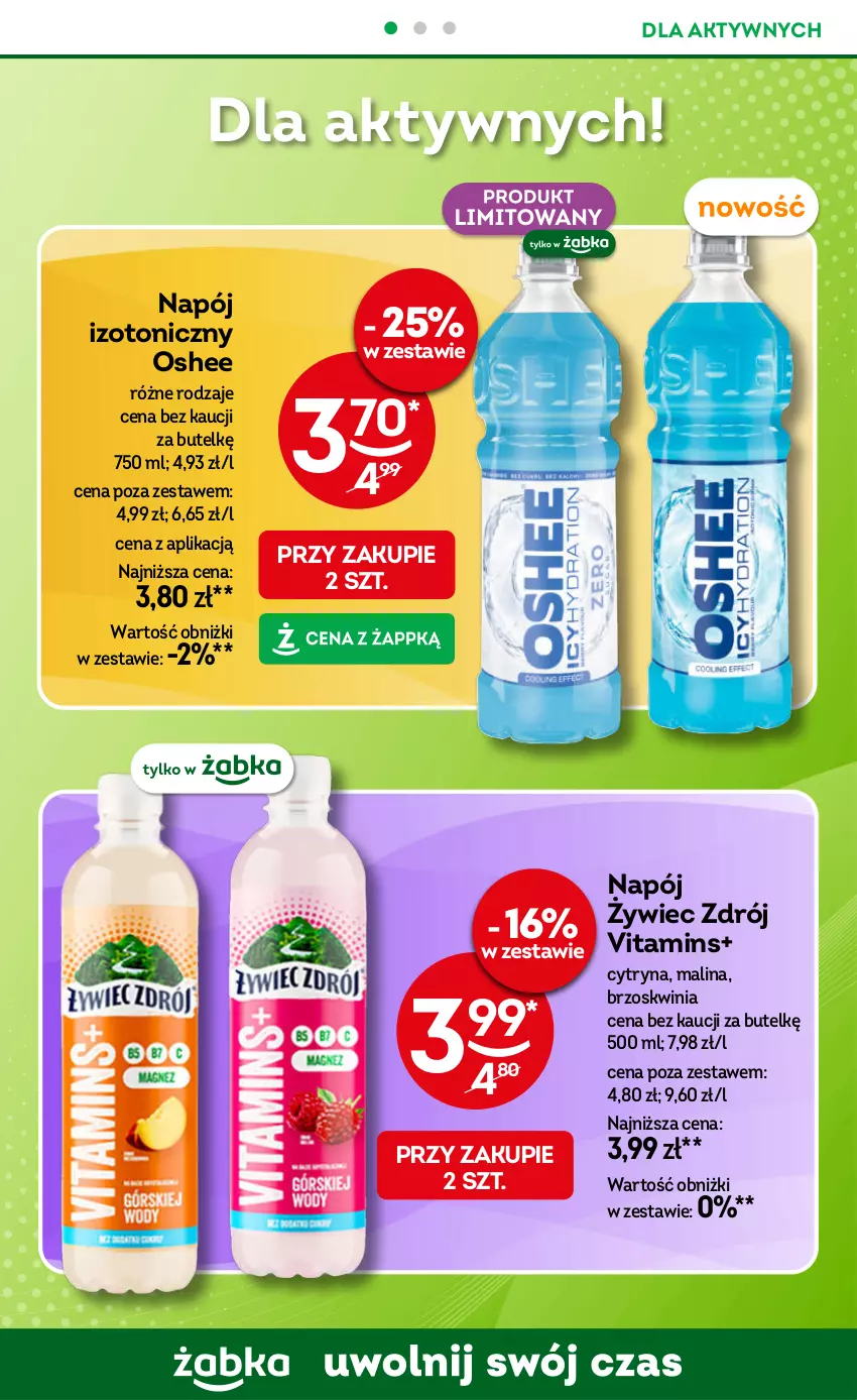 Gazetka promocyjna Żabka - gazetka-promocyjna-31-32-2026 - ważna 29.07 do 11.08.2026 - strona 79 - produkty: Napój, Napój izotoniczny, Oshee