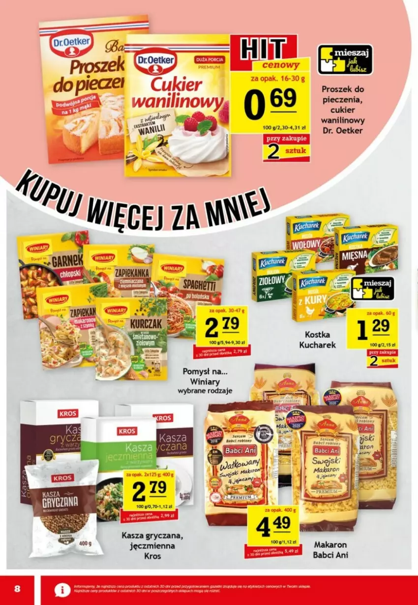 Gazetka promocyjna Gram market - ważna 20.11 do 26.11.2024 - strona 16 - produkty: Cukier, Dr. Oetker, Makaron, Piec