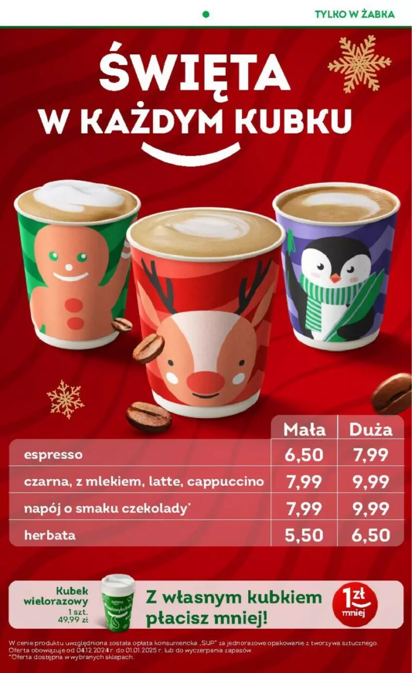 Gazetka promocyjna Żabka - ważna 18.12.2024 do 01.01.2025 - strona 16 - produkty: Cappuccino, LG, Napój