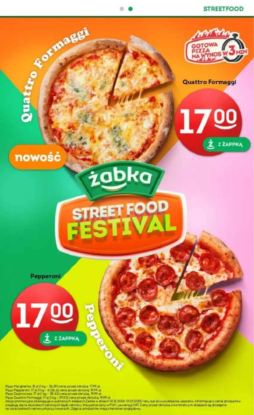 Gazetka promocyjna Żabka - ważna 18.12.2024 do 01.01.2025 - strona 3 - produkty: Kret, Maggi, Pizza, Pizza margherita