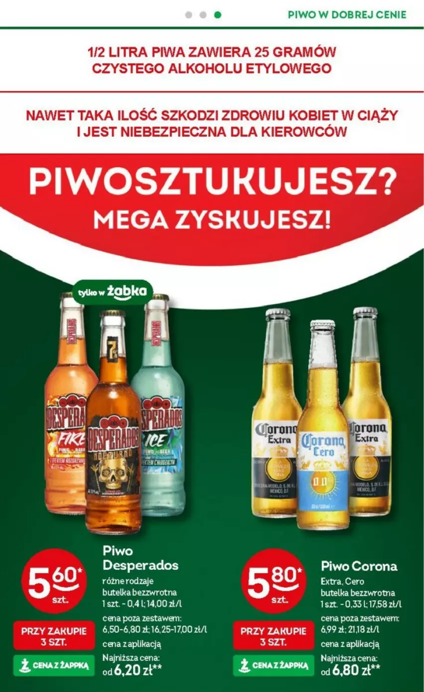 Gazetka promocyjna Żabka - ważna 18.12.2024 do 01.01.2025 - strona 33 - produkty: Desperados, Gra, Piec, Piwa, Piwo