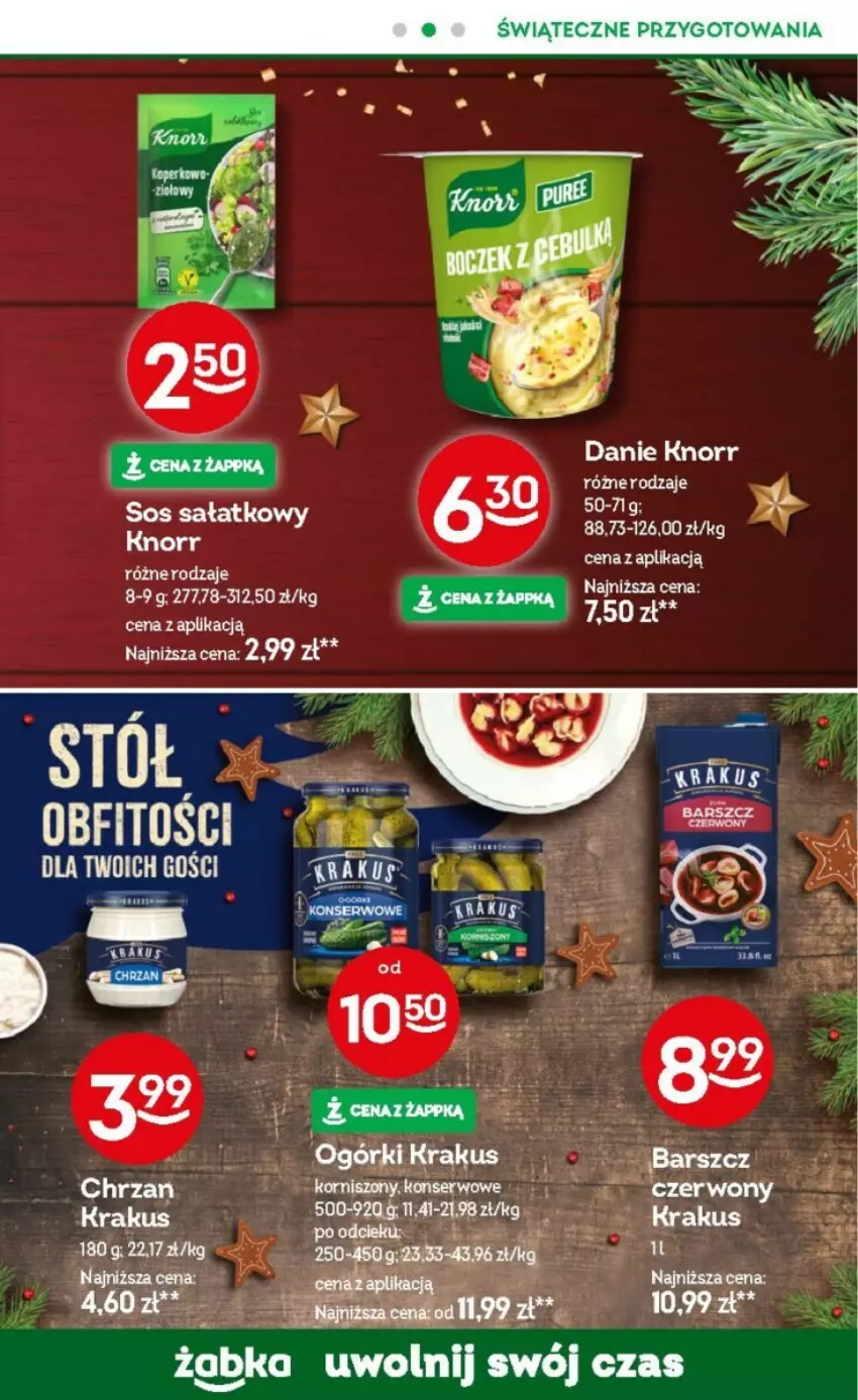 Gazetka promocyjna Żabka - ważna 18.12.2024 do 01.01.2025 - strona 55 - produkty: Knorr, Krakus, Por, Sałat