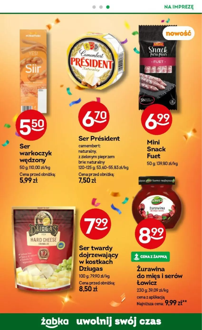 Gazetka promocyjna Żabka - ważna 18.12.2024 do 01.01.2025 - strona 61 - produkty: Brie, Camembert, Koc, Pieprz, Ser