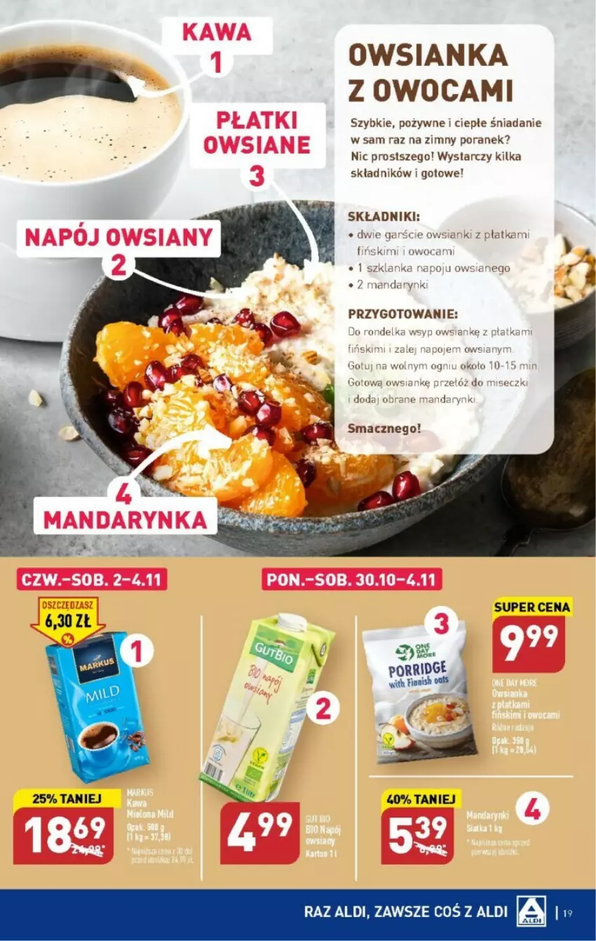 Gazetka promocyjna Aldi - ważna 30.10 do 04.11.2023 - strona 11 - produkty: Owsianka, Por