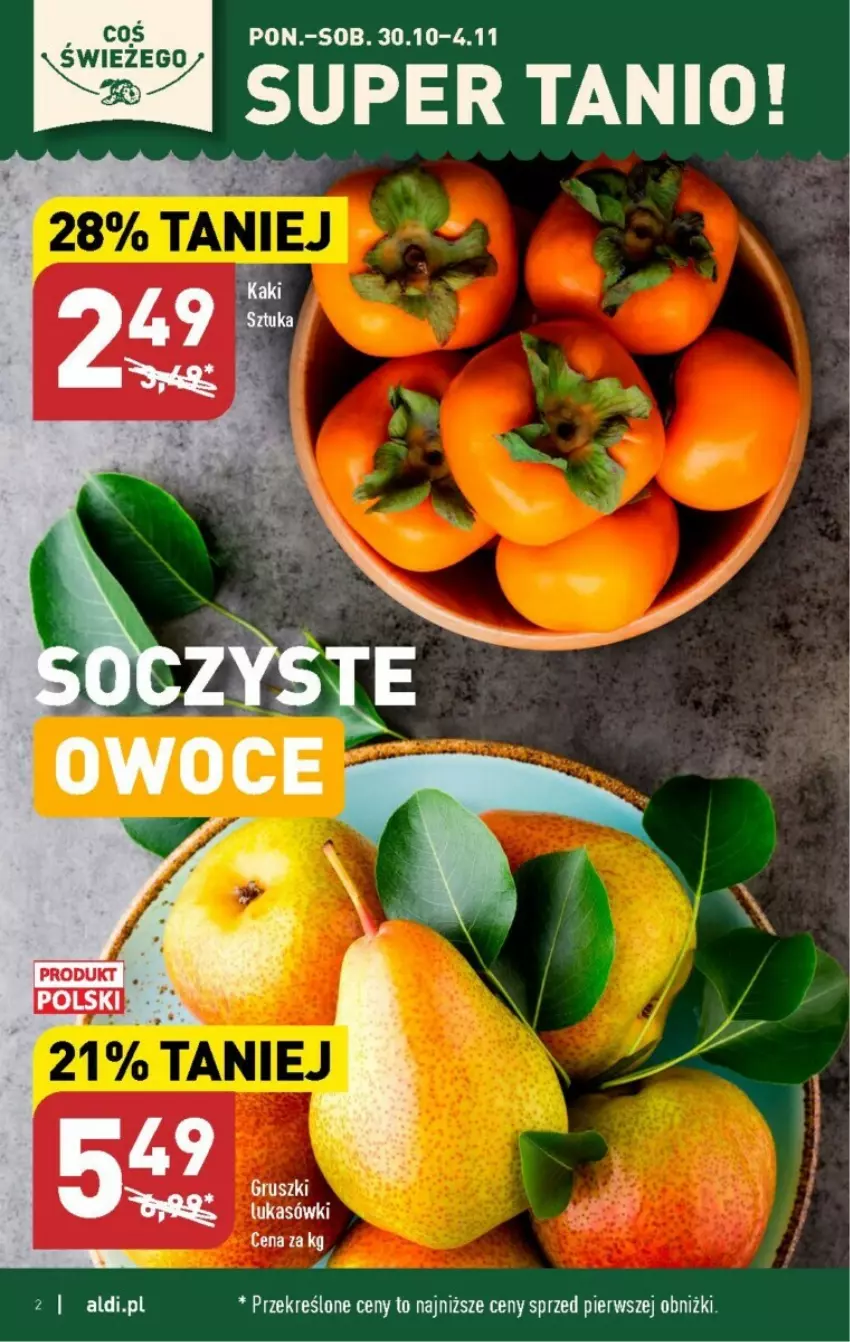 Gazetka promocyjna Aldi - ważna 30.10 do 04.11.2023 - strona 12 - produkty: Gruszki