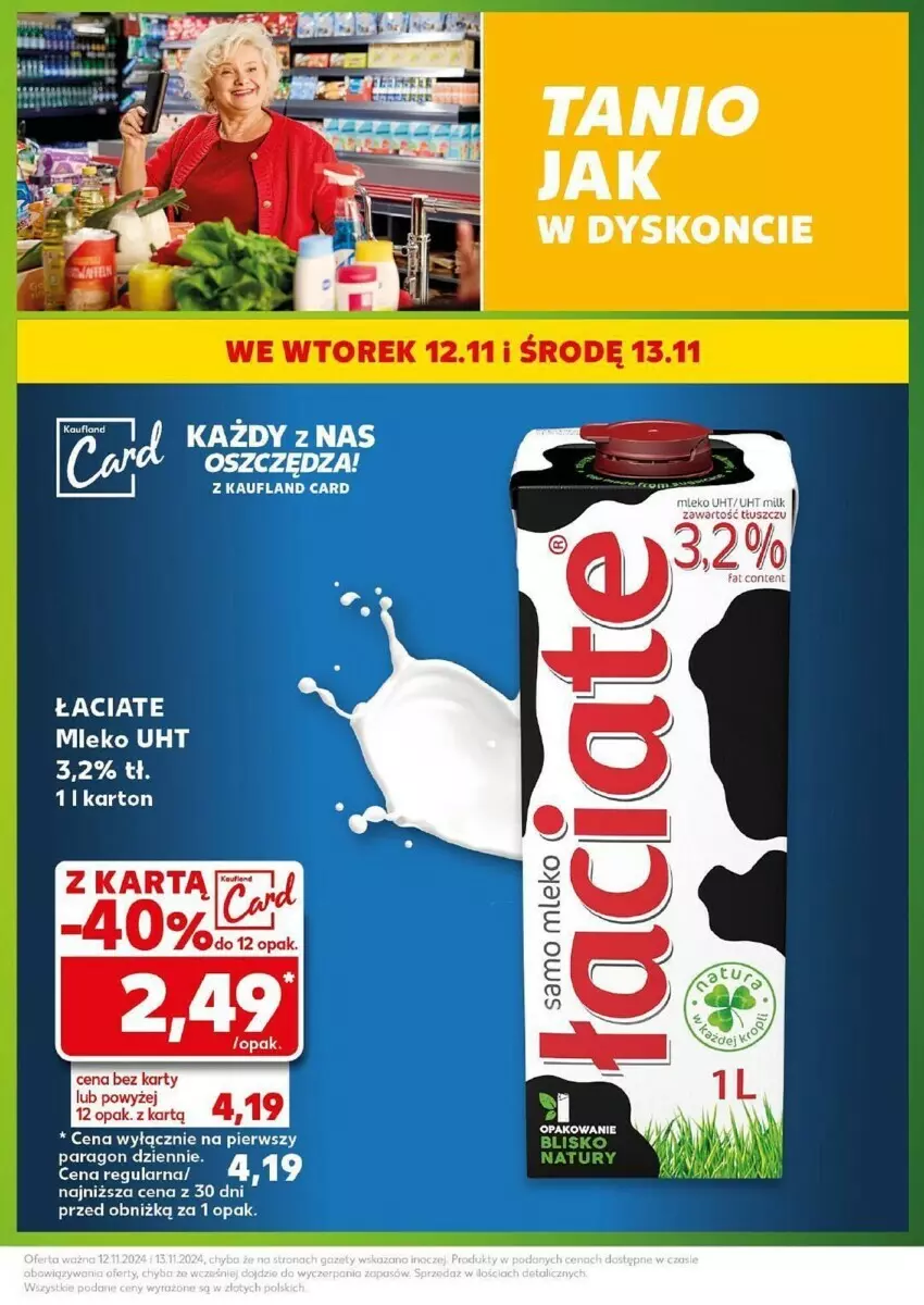 Gazetka promocyjna Kaufland - ważna 12.11 do 13.11.2024 - strona 20 - produkty: Koc, Mleko