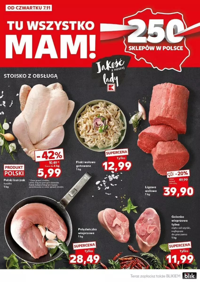 Gazetka promocyjna Kaufland - ważna 12.11 do 13.11.2024 - strona 8 - produkty: Flaki, Flaki wołowe, Kurczak