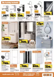Gazetka promocyjna Obi - Gazetka OBI - Gazetka - ważna od 10.05 do 10.05.2021 - strona 17 - produkty: Kabina prysznicowa, Grzejnik, Gra, Szafka pod umywalkę, Granat, Słupek, Termos, Meble łazienkowe, Szafka, Bateria, Brodzik, Umywalka, Gala, Lustro, Meble, Fa