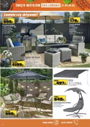 Gazetka promocyjna Obi - Gazetka OBI - Gazetka - ważna od 10.05 do 10.05.2021 - strona 2 - produkty: Puf, Gra, Sofa, Parasol, Poducha, Fotel, Grill, Grill gazowy, Fa