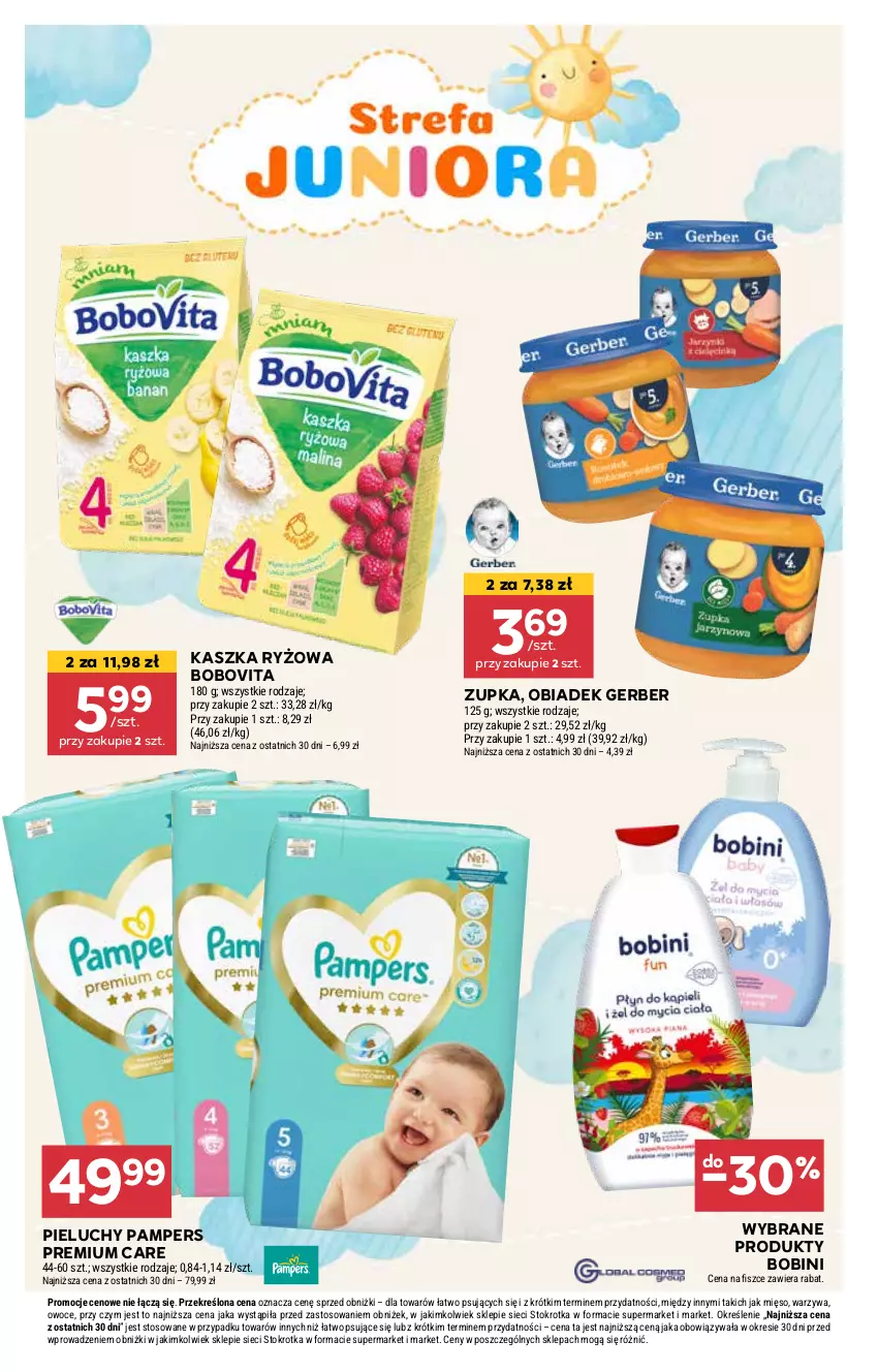 Gazetka promocyjna Stokrotka - Supermarket Opole/Radom - ważna 27.02 do 05.03.2025 - strona 31 - produkty: BoboVita, Gerber, Mięso, Owoce, Pampers, Pieluchy, Ryż, Warzywa