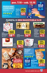 Gazetka promocyjna Aldi - Pełna oferta - Gazetka - ważna od 12.10 do 12.10.2024 - strona 9 - produkty: Ser, Kawa ziarnista, Młynek, Kawa, Raffaello, Ferrero Rocher, Czekolada, Moser Roth, Ferrero, Deser, Merci, Mięta, Fa