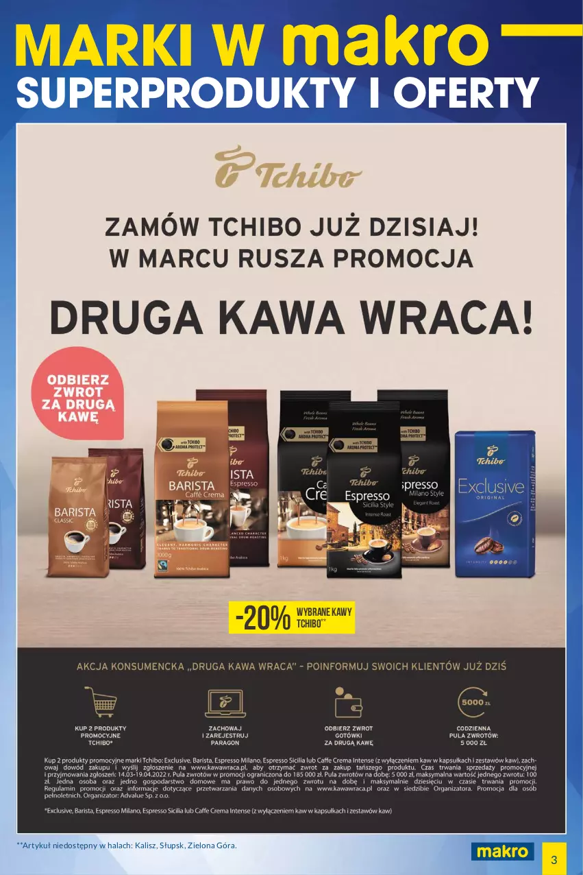 Gazetka promocyjna Makro - [Oferta specjalna] Marki w MAKRO - ważna 22.03 do 04.04.2022 - strona 3 - produkty: Tchibo