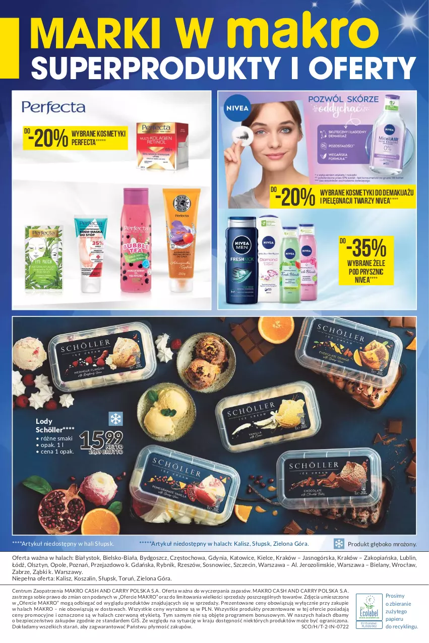 Gazetka promocyjna Makro - [Oferta specjalna] Marki w MAKRO - ważna 22.03 do 04.04.2022 - strona 8 - produkty: Gra, Kosz, Lody, Makijaż, Nivea, Papier, Perfecta, Piec, Rum, Sos, Szal