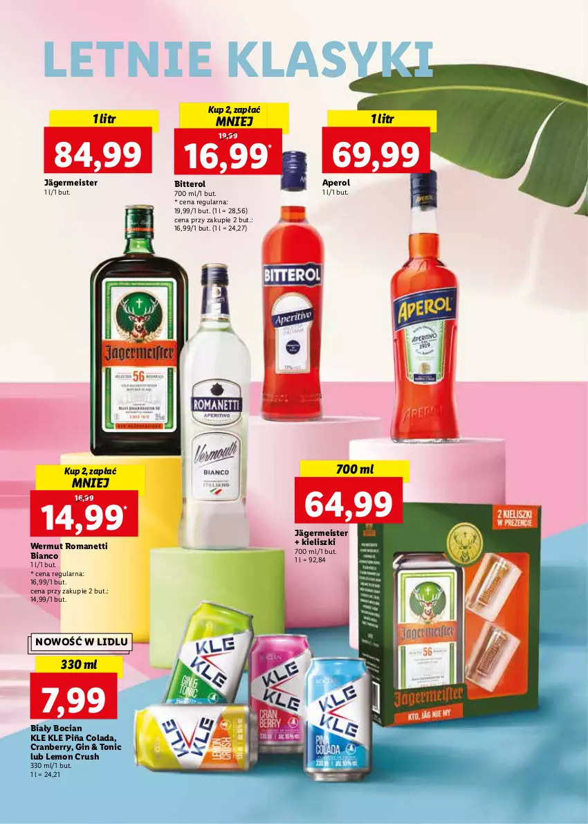 Gazetka promocyjna Lidl - Wina i Alkohole - ważna 08.08 do 22.08.2022 - strona 11 - produkty: Aperol, Biały Bocian, Bitterol, Gin, Piña Colada