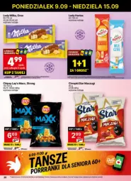 Gazetka promocyjna Delikatesy Centrum - NOWA GAZETKA Delikatesy Centrum od 9 września! 9-15.09.2024 - Gazetka - ważna od 15.09 do 15.09.2024 - strona 20 - produkty: Chipsy, Chrupki, Lody, Oreo, Milka, Hortex