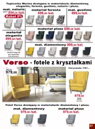Gazetka promocyjna Bodzio - Gazetka - ważna od 30.06 do 30.06.2022 - strona 67 - produkty: Gra, Granat, Tapicerka, Miód, Fotel