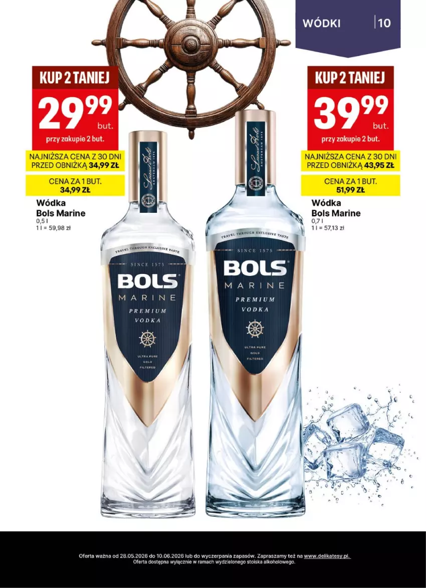 Gazetka promocyjna Delikatesy Centrum - Delibarek DC22-DC23 - ważna 28.05 do 10.06.2026 - strona 10 - produkty: Bols, Cif, Rama, Wódka