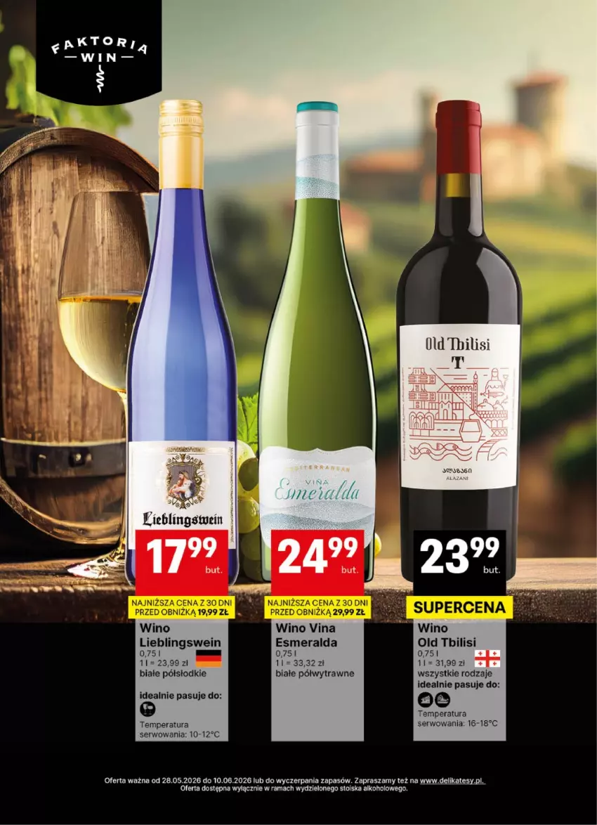 Gazetka promocyjna Delikatesy Centrum - Delibarek DC22-DC23 - ważna 28.05 do 10.06.2026 - strona 4 - produkty: Rama, Ser, Wino
