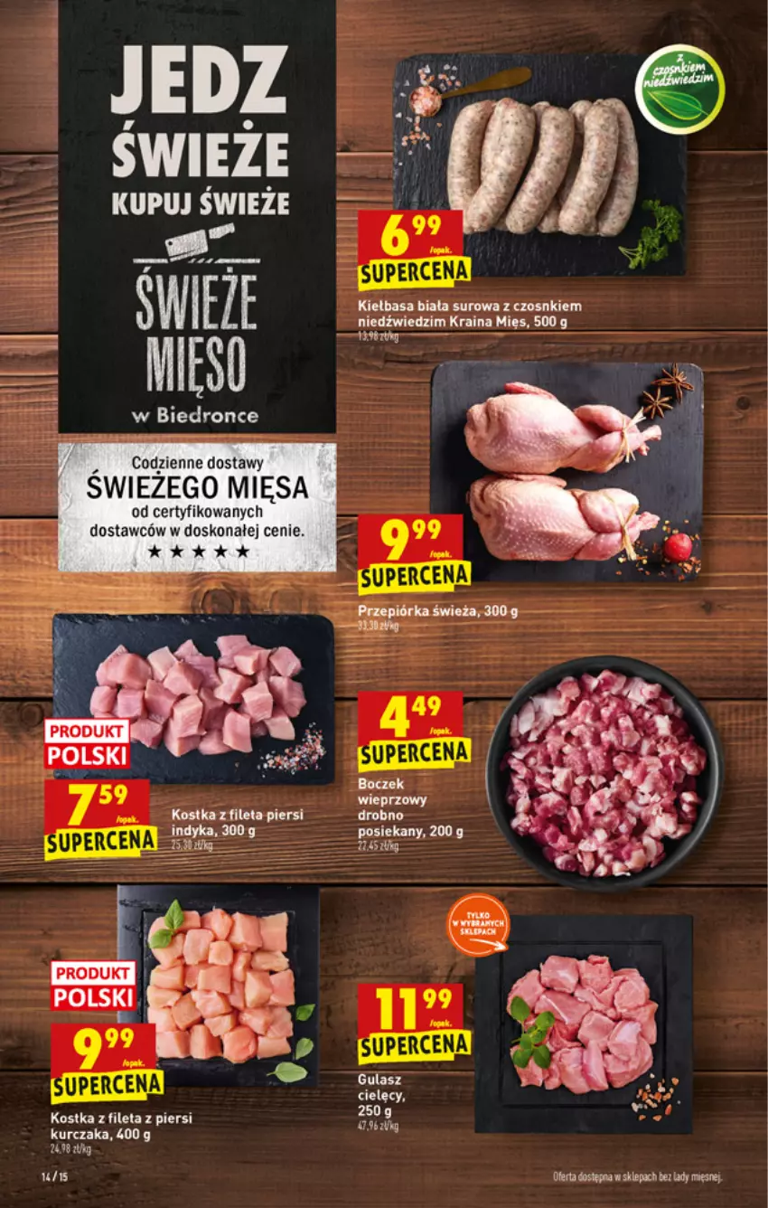 Gazetka promocyjna Biedronka - W tym tygodniu - ważna 14.02 do 19.02.2022 - strona 14 - produkty: Kiełbasa, Kiełbasa biała