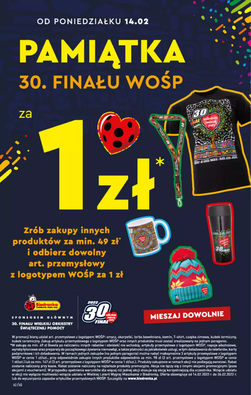 Gazetka promocyjna Biedronka - W tym tygodniu - ważna 14.02 do 19.02.2022 - strona 62 - produkty: Fa, Gra, Kubek, Mus, Napoje, Rama