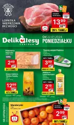 Gazetka promocyjna Delikatesy Centrum - NOWA GAZETKA Delikatesy Centrum od 22 stycznia! 22-28.01.2024 - Gazetka - ważna od 28.01 do 28.01.2024 - strona 1 - produkty: Polędwica, Makaron, Rum, Twaróg, Piątnica, Kawa mielona, Kawa, Leon