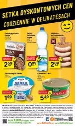 Gazetka promocyjna Delikatesy Centrum - NOWA GAZETKA Delikatesy Centrum od 22 stycznia! 22-28.01.2024 - Gazetka - ważna od 28.01 do 28.01.2024 - strona 20 - produkty: Serek wiejski, Ser, Rum, Gry, Gra, BIC, LANA, Laur, Serek, Woda, Sarita, Kasza, Kiełbasa, Kasza gryczana, Mobil