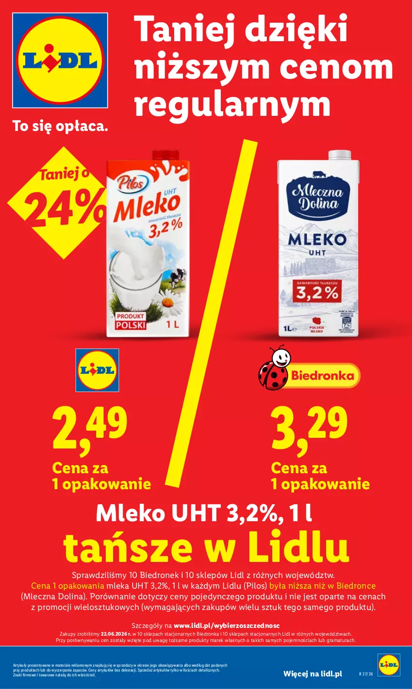 Gazetka promocyjna Lidl - Gazetka ważna od 2.07 do 4.07 - ważna 02.07 do 04.07.2026 - strona 3 - produkty: Gra, Mleko, Pilos, Por, Rama