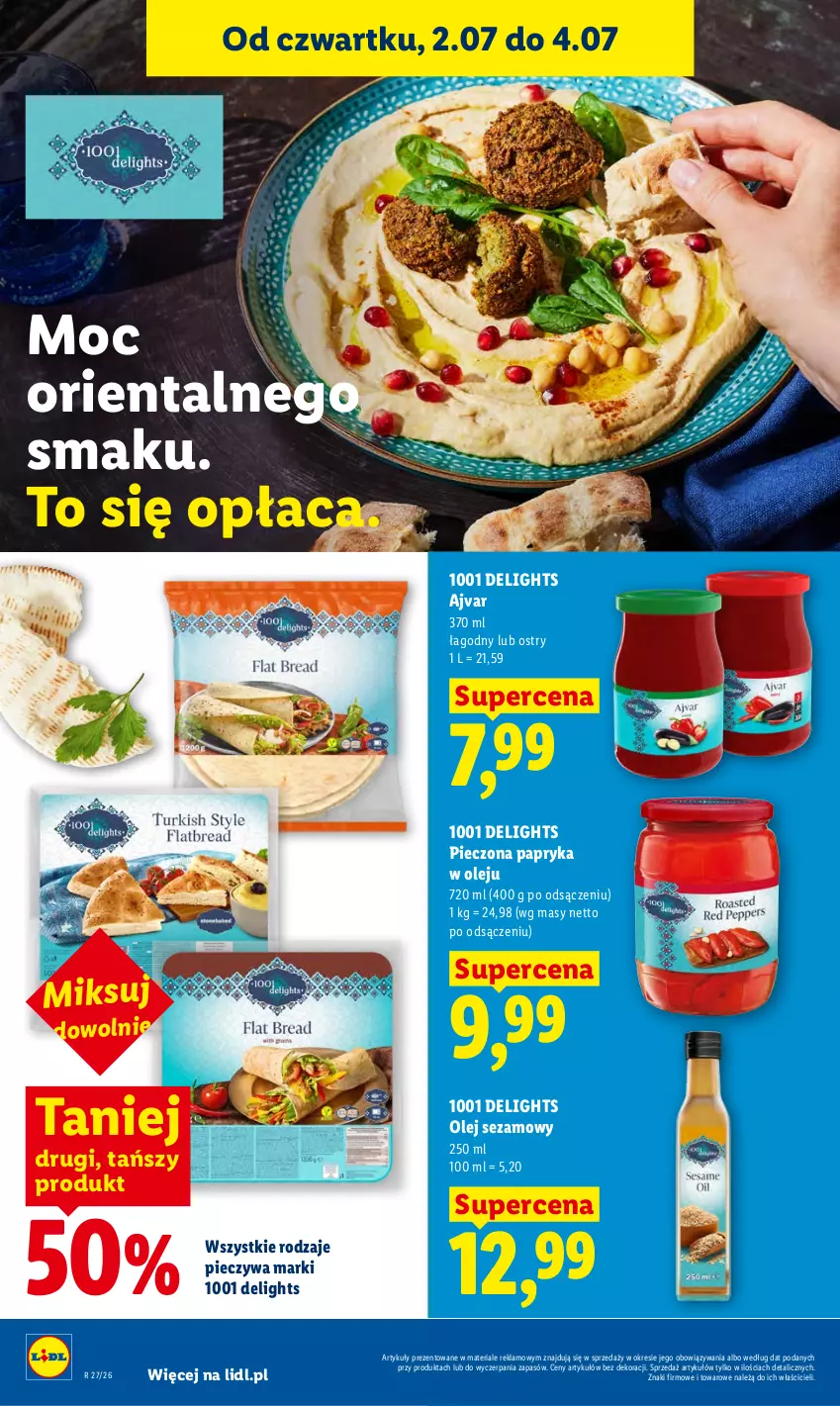 Gazetka promocyjna Lidl - Gazetka ważna od 2.07 do 4.07 - ważna 02.07 do 04.07.2026 - strona 72 - produkty: Olej, Olej sezamowy, Papryka, Piec, Sezam