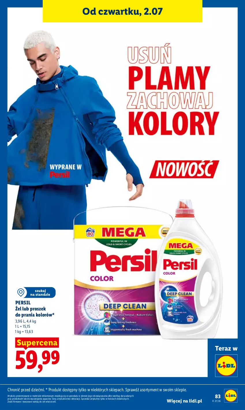 Gazetka promocyjna Lidl - Gazetka ważna od 2.07 do 4.07 - ważna 02.07 do 04.07.2026 - strona 87 - produkty: Persil, Proszek do prania, Tera
