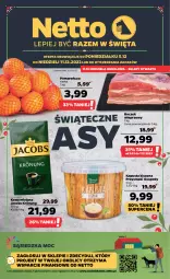 Gazetka promocyjna Netto - Artykuły spożywcze - Gazetka - ważna od 11.12 do 11.12.2022 - strona 1 - produkty: Kawa mielona, Kawa, Jacobs Krönung, Siatka, Boczek, Przysmaki, Jacobs, Boczek wieprzowy