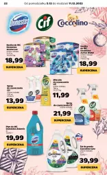 Gazetka promocyjna Netto - Artykuły spożywcze - Gazetka - ważna od 11.12 do 11.12.2022 - strona 22 - produkty: Domestos, Cif, Coccolino, Spray do czyszczenia, Mleczko, Kostka do wc, Płyn do wc