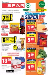 Gazetka promocyjna Spar - Spar-Mini - Gazetka - ważna od 01.05 do 01.05.2024 - strona 1 - produkty: Piwo, Beskidzki, Tyskie, Lody, Pepsi, POLMLEK, Aksam
