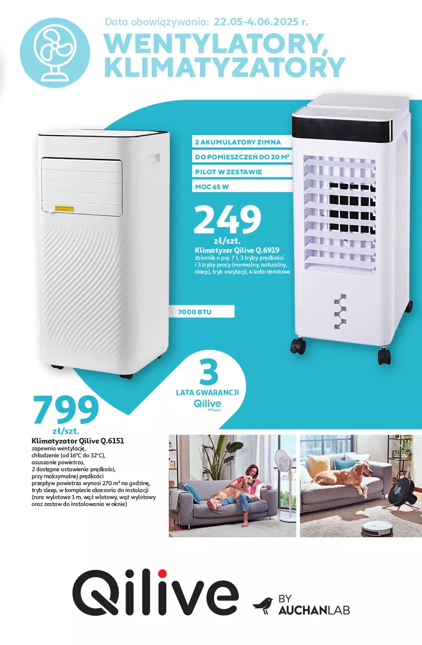 Gazetka promocyjna Auchan - Wentylatory Hipermarket - ważna 22.05 do 04.06.2025 - strona 1 - produkty: Rura