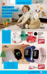Gazetka promocyjna Aldi - Artykuły przemysłowe i tekstylia - Gazetka - ważna od 06.12 do 06.12.2025 - strona 9 - produkty: Piec, Dinozaur, Smartwatch, Monitor, Bateria, Dzieci, Renifer, Fotel