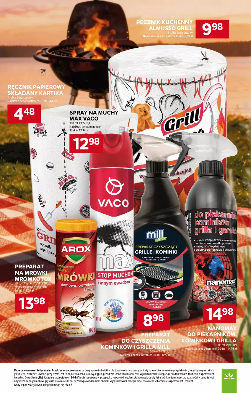 Gazetka promocyjna Stokrotka - Supermarket - ważna 21.05 do 27.05.2026 - strona 59 - produkty: Grill, Mięso, Mus, Nanomax, Owoce, Papier, Piekarnik, Preparat do czyszczenia, Ręcznik, Ręcznik kuchenny, Solniczka, Warzywa