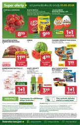 Gazetka promocyjna Stokrotka - Supermarket - Gazetka - ważna od 27.05 do 27.05.2026 - strona 60 - produkty: Warzywa, Corn flakes, JBL, Gra, Telefon, Szynka wieprzowa, Cukier, Chodzik, Nesquik, Jogurt, Papryka czerwona, Papryka, O nas, Raffaello, Dres, Lion, Szynka, Optima, Cini Minis, Owoce, Cukierki, Arbuz, Wagi, Napój, Hot Wheels, Mięso, Nestlé, Kinder, Fa