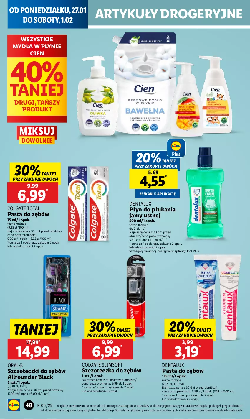 Gazetka promocyjna Lidl - GAZETKA - ważna 27.01 do 29.01.2025 - strona 54 - produkty: Colgate, Colgate Total, Lack, LG, Pasta do zębów, Płyn do płukania, Płyn do płukania jamy ustnej, Szczoteczka, Szczoteczka do zębów