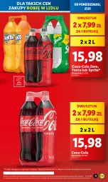 Gazetka promocyjna Lidl - GAZETKA - Gazetka - ważna od 29.01 do 29.01.2025 - strona 11 - produkty: Coca-Cola, Fanta, Sprite, Fa